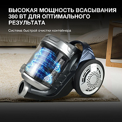 Пылесос Hyundai HYV-C2575 2000Вт серебристый/темно-синий