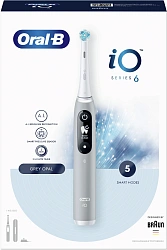 Зубная щетка электрическая Oral-B iO Series 6 Grey Opal серый