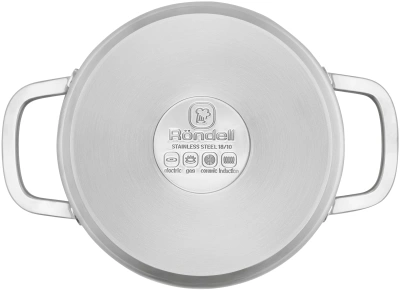 Кастрюля Rondell Modern RDS-1746 2л. d=18см (с крышкой) стальной