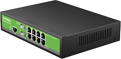 Коммутатор Digma DSP708G-2S-T135 (L2+) 8x1Гбит/с 2SFP 8PoE 8PoE+ 135W управляемый