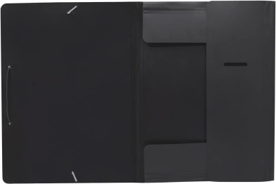 Папка на резинке Silwerhof Eco A4 пластик 0.5мм кор.15мм черный