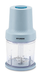 Измельчитель электрический Hyundai HYC-P3138 0.8л. 300Вт голубой/белый