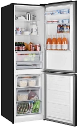 Холодильник Weissgauff WRK 2000 Total NoFrost Inverter Black Inox 2-хкамерн. черный инвертер
