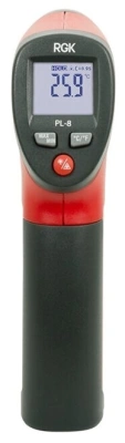 Пирометр RGK PL-8 красный/черный