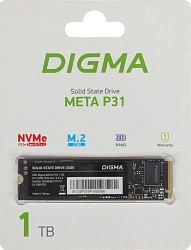 Накопитель SSD Digma PCIe 5.0 x4 1000GB DGSM5001TP31T Meta P31 M.2 2280