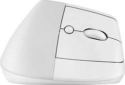 Мышь Logitech Lift белый оптическая 4000dpi silent беспров. BT/Radio USB для ноутбука 5but (910-006480)