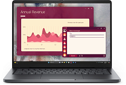 Ноутбук Dell Pro 16 Core Ultra 7 255U 16Gb SSD1Tb Intel Graphics 16" WVA FHD+ (1920x1200) Linux grey WiFi BT Cam (PRO16-7613)