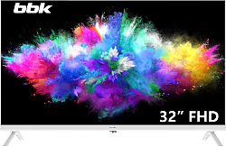 Телевизор LED BBK 32" 32LEM-1081/FTS2C (W) белый HD 50Hz DVB-T2 DVB-C (RUS)