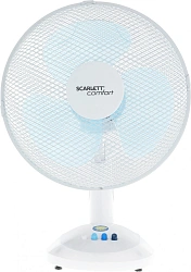 Вентилятор настольный Scarlett SC-DF111S07 38Вт скоростей:3 белый