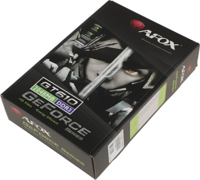 Видеокарта Afox PCI-E 3.0 AF610-2048D3L7-V6 NVIDIA GeForce GT 610 2Gb 64bit GDDR3 810/1333 DVIx1 HDMIx1 CRTx1 HDCP Ret