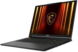 Ноутбук MSI Stealth 16 AI A2HWGG-085XRU Core Ultra 7 255H 32Gb SSD1Tb NVIDIA GeForce RTX 5070 8Gb 16" OLED QHD+ (2560x1600) FreeDOS black WiFi BT Cam (9S7-15F535-085)