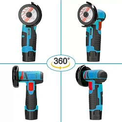 Углошлифовальная машина Yiwu GV-SC-02 19500об/мин рез.шпин.:M5 d=76мм жестк.кейс (100061085362)