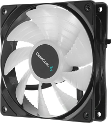 Вентилятор для корпуса Deepcool RF120 FS RGB 120х120x25 черный 4-pin 27дБ (DP-FLED3-RF120-FS) Ret