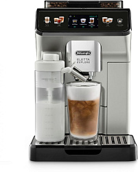 Кофемашина Delonghi Eletta Explore ECAM450.55.S 1450Вт серебристый/черный