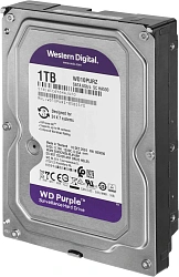 Жесткий диск WD SATA-III 1Tb WD10PURZ Surveillance Purple (5400rpm) 64Mb 3.5"