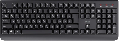 Клавиатура + мышь Acer OCC401 клав:черный мышь:черный USB беспроводная (ZL.ACCCC.016)