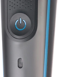 Триммер Braun MGK3245 черный/голубой (насадок в компл:5шт)