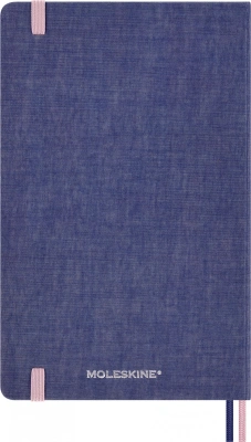 Блокнот Moleskine LIMITED EDITION SAKURA LESU08QP062BOX 130х210мм обложка текстиль 176стр. нелинованный подар.кор. синий 2025