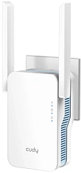 Повторитель беспроводного сигнала Cudy RE1200 AC1200 10/100BASE-TX/Wi-Fi белый