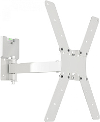 Кронштейн для телевизора Holder LCD-5520-B белый 32"-55" макс.45кг настенный поворотно-выдвижной и наклонный