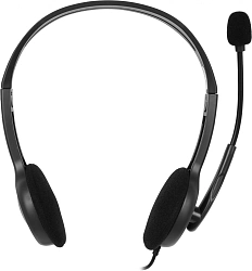 Наушники с микрофоном Logitech H111 серый 2.35м накладные оголовье (981-000594)