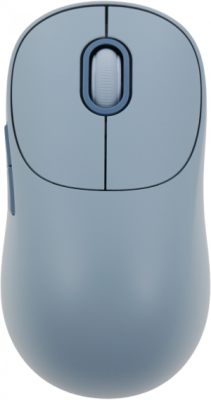 Мышь Xiaomi Wireless Mouse 3 синий оптическая 1200dpi silent беспров. BT/Radio USB для ноутбука 4but (BHR8914GL)