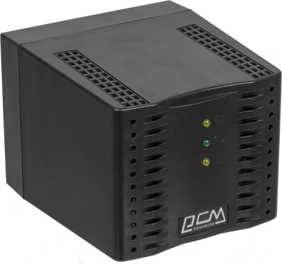 Стабилизатор напряжения Powercom TCA-1200 600Вт 1200ВА черный