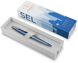 Ручка шариков. Parker Jotter Seul K179 (2221600) синий мет. M син. черн. подар.кор.