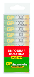 Аккумулятор GP 100AAAHC AAA NiMH 1000mAh (10шт)