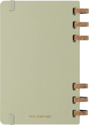 Еженедельник Moleskine ACADEMIC SPIRAL DHSPK5212AMWH3 Large 150х210мм 200стр. кремовые страницы спираль киви
