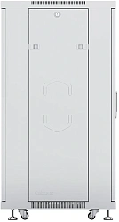 Шкаф коммутационный Cabeus (SH-05C-12U60/60) напольный 12U 600x600мм пер.дв.стекл металл 800кг серый 500мм 730мм IP20 сталь