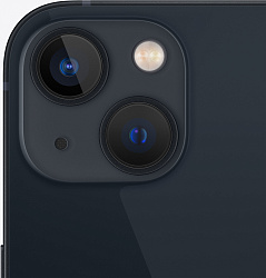 Смартфон Apple A2633 iPhone 13 128Gb 4Gb темная ночь моноблок 3G 4G 1Sim 6.1" 1170x2532 iOS 16 12Mpix 802.11 a/b/g/n/ac/ax NFC GPS GSM900/1800 GSM1900 Protect