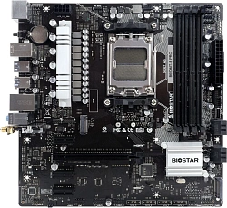 Материнская плата Biostar B650MT-E Pro Socket AM5 AMD B650 4xDDR5 mATX AC`97 8ch(7.1) 2.5Gg RAID+HDMI+DP