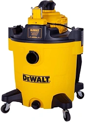 Строительный пылесос DeWalt DXV245P 1400Вт (уборка: сухая/влажная) желтый