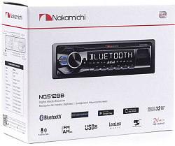 Автомагнитола Nakamichi NQ512BB 1DIN 4x50Вт v5.1 ПДУ RDS (NAK-NQ512BB)
