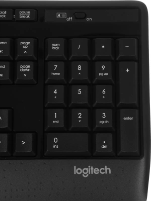 Клавиатура + мышь Logitech MK345 клав:черный мышь:черный USB беспроводная Multimedia (920-012925)