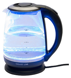 Чайник электрический Galaxy Line GL 0559 2л. 2200Вт черный корпус: стекло (ГЛ0559Л)