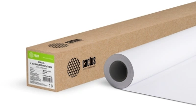 Бумага Cactus CS-PC140-106730 42"(A0+) 1067мм-30м/140г/м2/белый матовое универсальная (с покрытием) втулка:50.8мм (2")