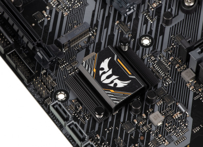 Материнская плата Asus TUF GAMING B450M-PLUS II Soc-AM4 AMD B450 4xDDR4 mATX AC`97 8ch(7.1) GbLAN RAID+DVI+HDMI