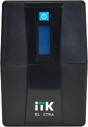 Источник бесперебойного питания ITK Electra EET-0600VA-1-001-S 360Вт 600ВА черный