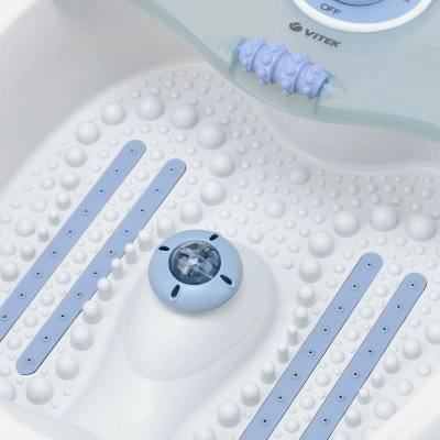 Гидромассажная ванночка для ног Vitek 1381-VT-02 белый/синий