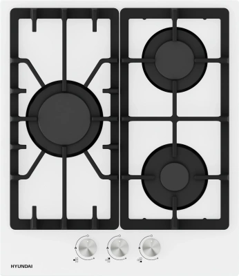 Газовая варочная поверхность Hyundai HHG 4333 WG белый