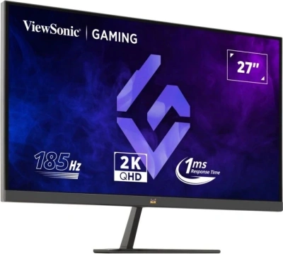 Монитор ViewSonic 27" VX2758A-2K-PRO черный IPS LED 16:9 HDMI матовая 1000:1 250cd 170гр/160гр 2560x1440 185Hz FreeSync DP Quad HD 2K (1440p) 4.9кг