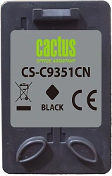 Картридж струйный Cactus CS-C9351N №21 черный (380стр.) (20мл) для HP D1468/D1520/D1420/D1560/D1530/D1341/D1320/D1312/D1455/D2330/D2430/D1430/D2460/D2445/D1360/D1460/D1415/D1568/D2345/D1445/D2320/D1330;OfficeJet J3635/J3625/J3608/ J3640/4315xi, FAX 1250,