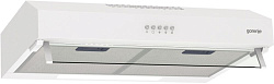 Вытяжка козырьковая Gorenje WHU629EW/M белый управление: кнопочное (1 мотор)