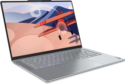 Ноутбук Lenovo Yoga Slim 7 14APU8 Ryzen 5 7640S 16Gb SSD512Gb AMD Radeon 760M 14.5" OLED 2.9K (2944x1840) Windows 11 Home l.grey WiFi BT Cam (83AA001DRU)