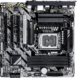 Материнская плата Gigabyte B860M DS3H WIFI6E Soc-1851 Intel B860 4xDDR5 mATX AC`97 8ch(7.1) 2.5Gg RAID+HDMI+DP