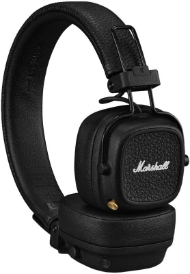 Гарнитура накладные Marshall Major V черный беспроводные bluetooth оголовье (MAJOR V BLACK)