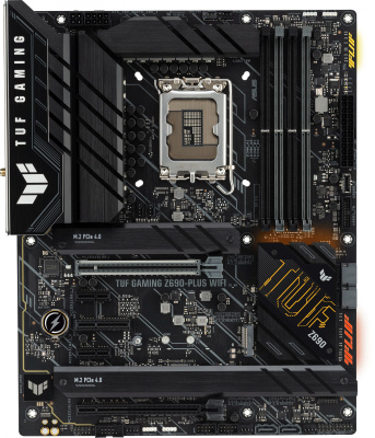 Материнская плата Asus TUF GAMING Z690-PLUS WIFI Soc-1700 Intel Z690 4xDDR5 ATX AC`97 8ch(7.1) 2.5Gg RAID+HDMI+DP