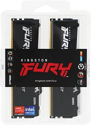 Память DDR5 2x8GB 6000MHz Kingston KF560C30BBEAK2-16 Fury Beast Black Expo RGB RTL Gaming PC5-48000 CL30 DIMM 288-pin 1.4В kit single rank с радиатором Ret